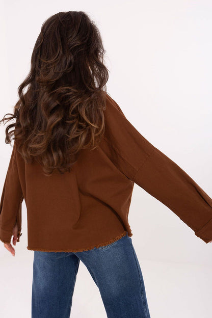   Koszula Damska Model IT-KS-FL5779.87 Brown - Rue Paris 
