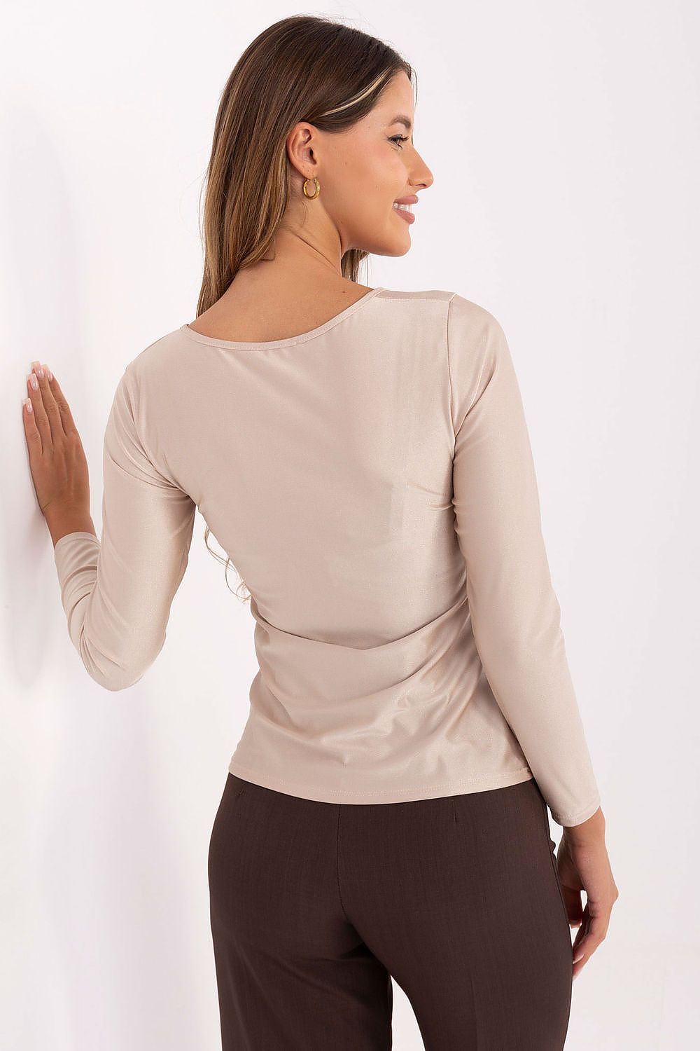   Bluzka Model IT-BZ-21629.82 Beige - Italy Moda 