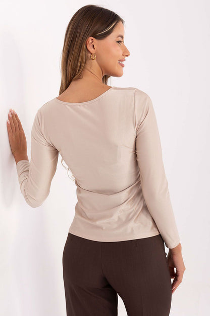   Bluzka Model IT-BZ-21629.82 Beige - Italy Moda 