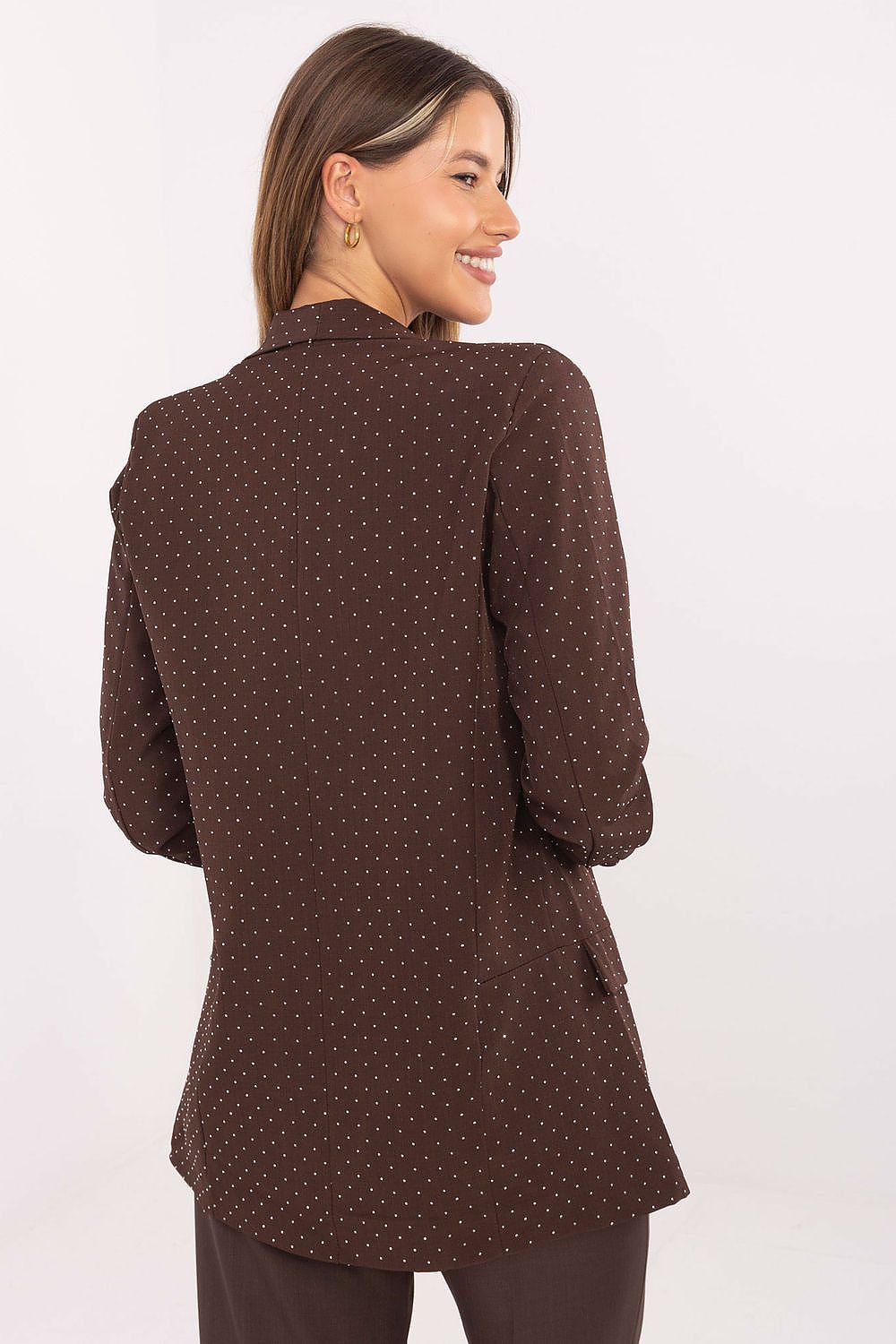   Marynarka Model IT-MA-7684.81 Brown - Italy Moda 
