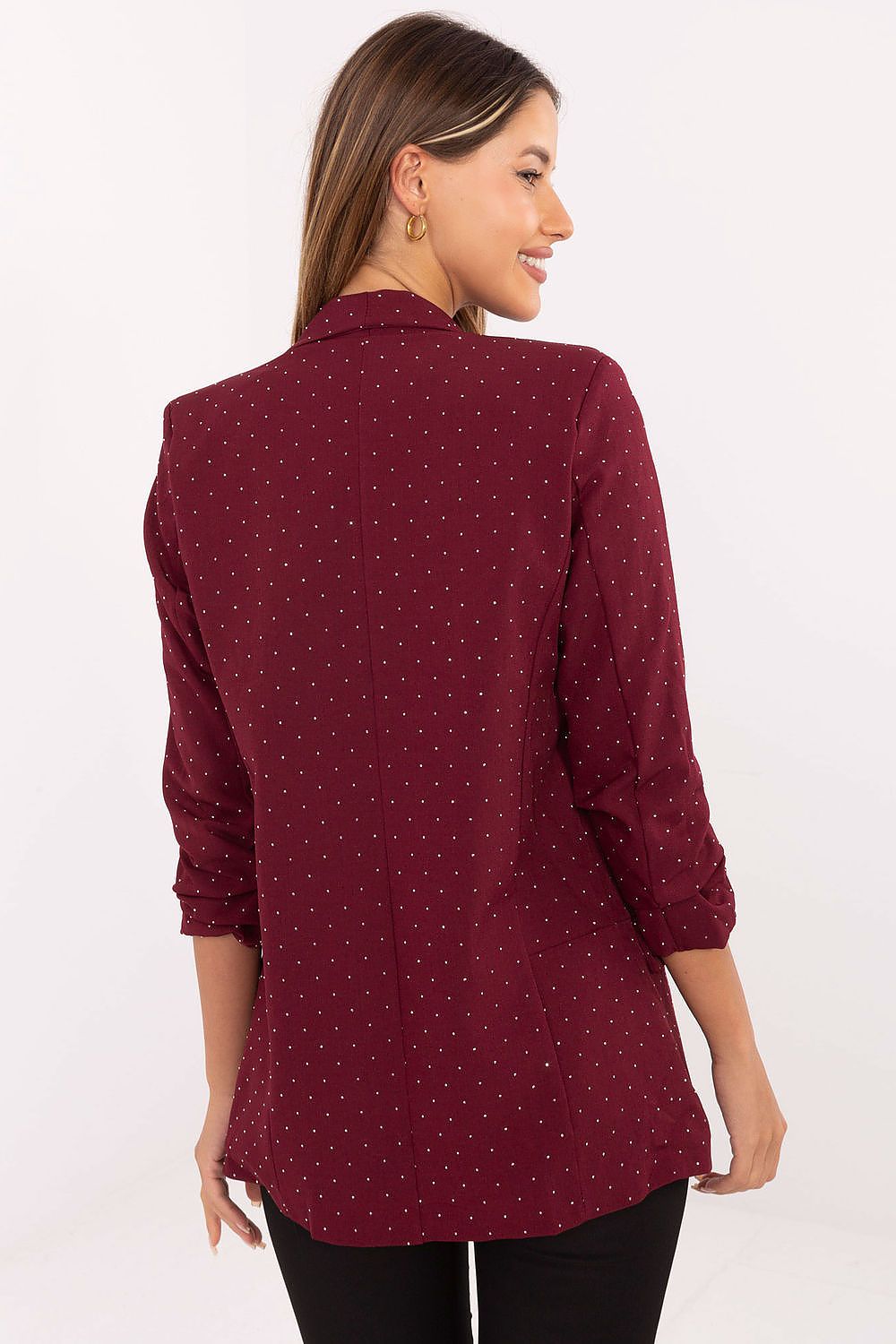   Marynarka Model IT-MA-7684.81 Bordo - Italy Moda 