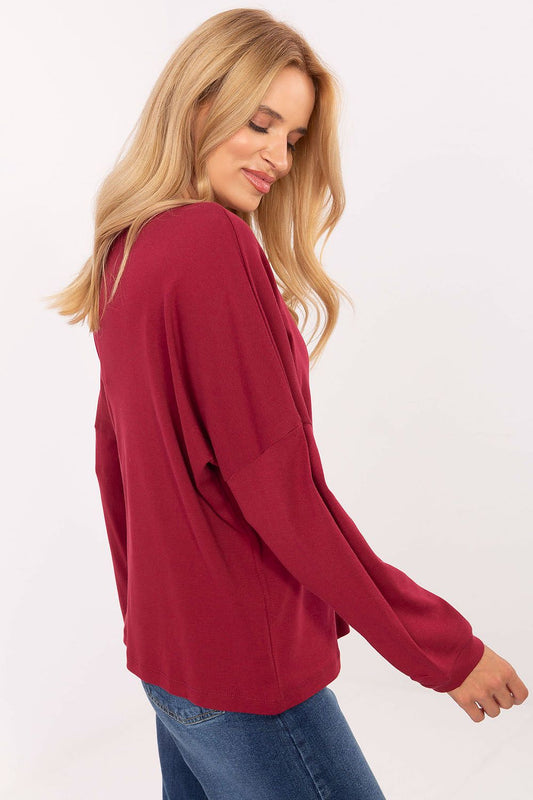   Bluzka Model RV-BZ-A823.49 Bordo - Relevance 