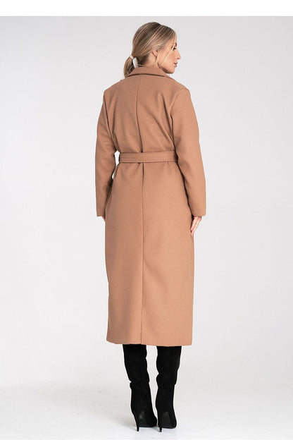   Płaszcz Damski Model M1114 Beige - Figl 