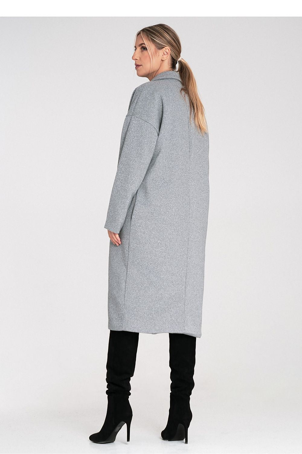   Płaszcz Damski Model M1111 Grey - Figl 