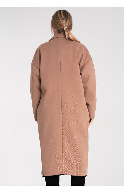   Płaszcz Damski Model M1111 Beige - Figl 