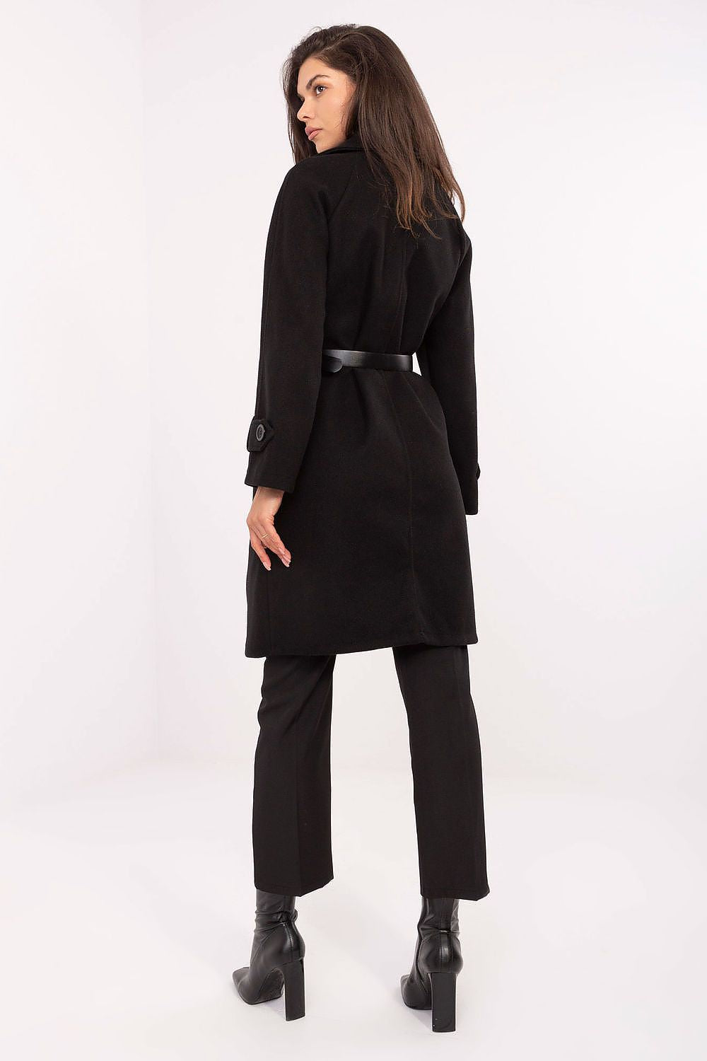   Płaszcz Damski Model IT-PL-FL5712.84 Black - Rue Paris 