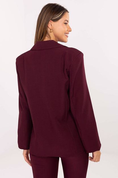   Marynarka Model IT-MA-FL8391.87 Bordo - Rue Paris 