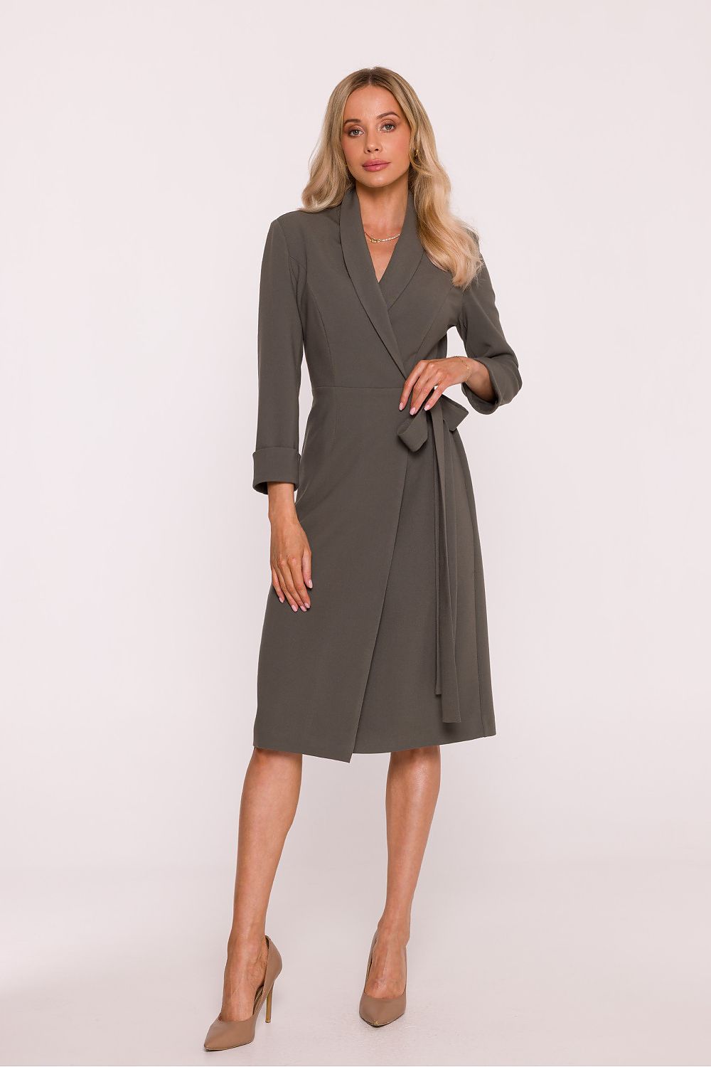 Sukienka Model S415 Khaki - Stylove 