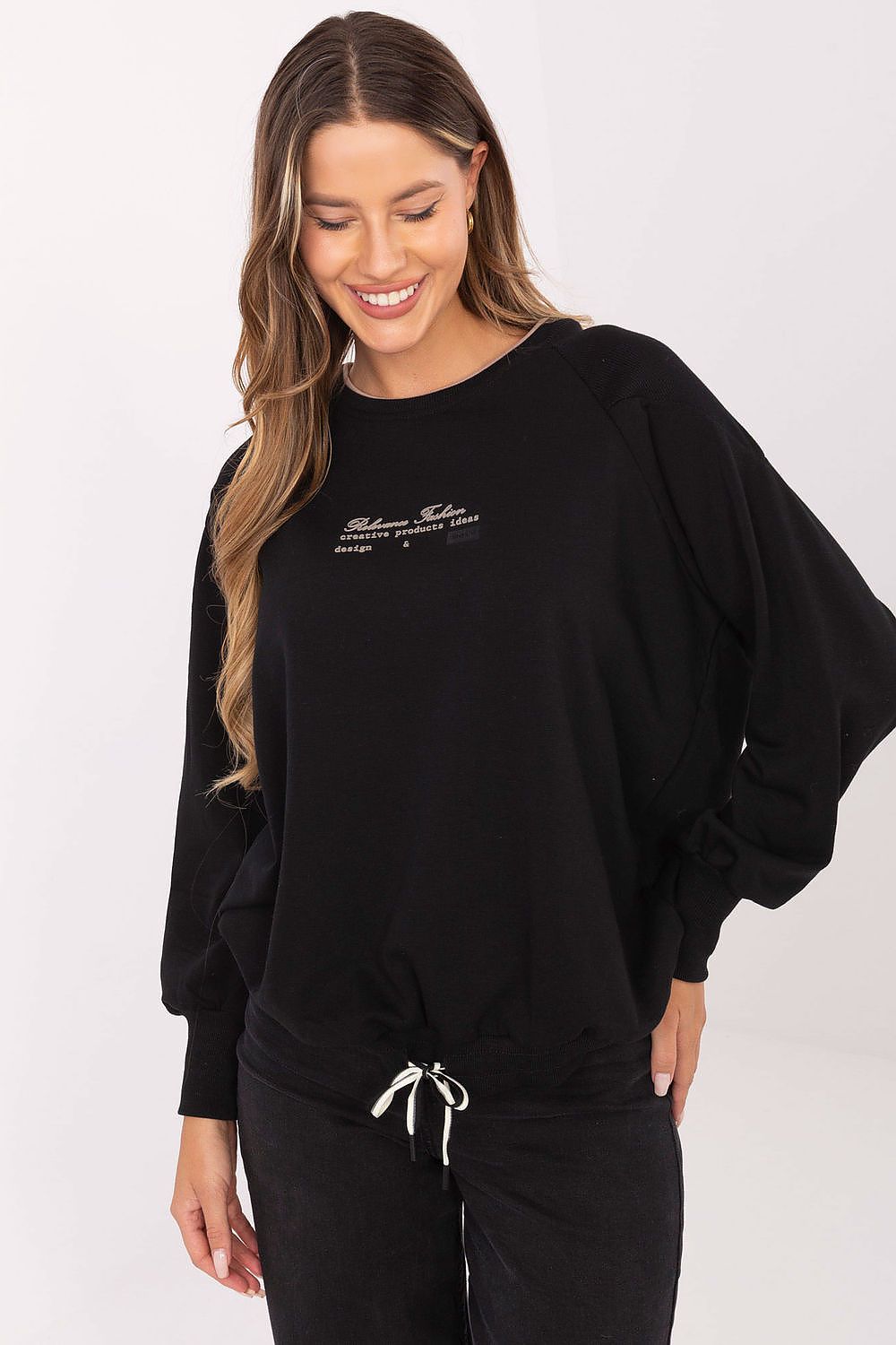   Bluza Damska Model RV-BL-A870.45 Black - Relevance 