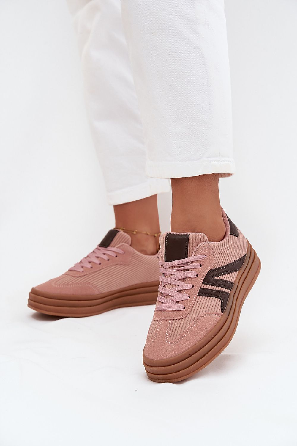   Buty Sportowe Model Skye C3902 Pink - Step in style 