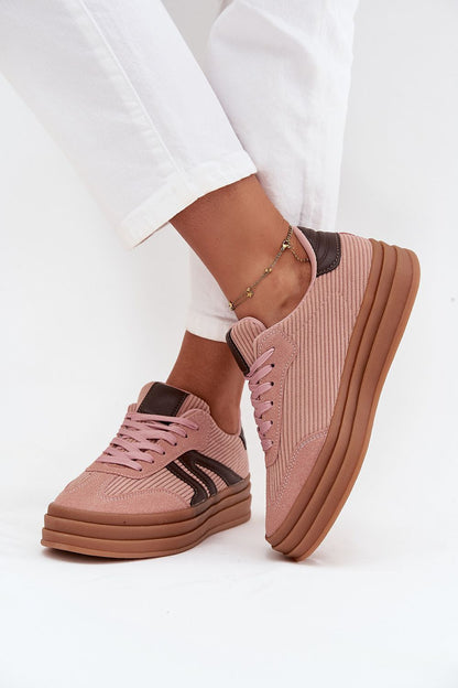   Buty Sportowe Model Skye C3902 Pink - Step in style 