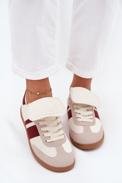   Buty Sportowe Model Ardira BL588P Bordo - Step in style 
