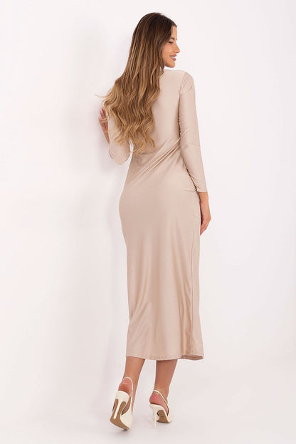  Sukienka Model IT-SK-21619.97 Beige - Italy Moda 