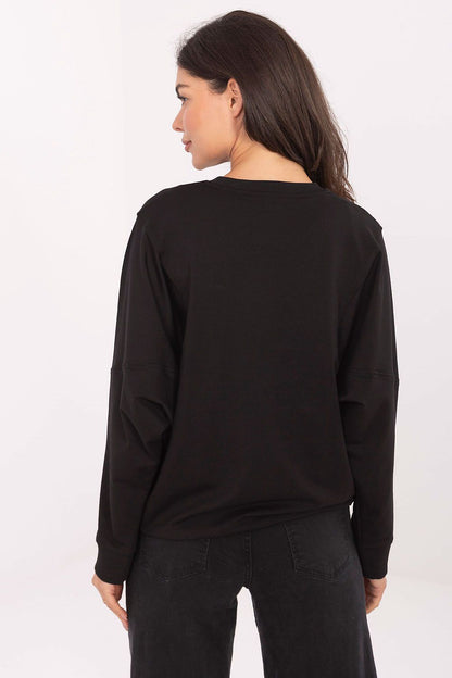   Bluza Damska Model RV-BL-A877.19P Black - Rue Paris 