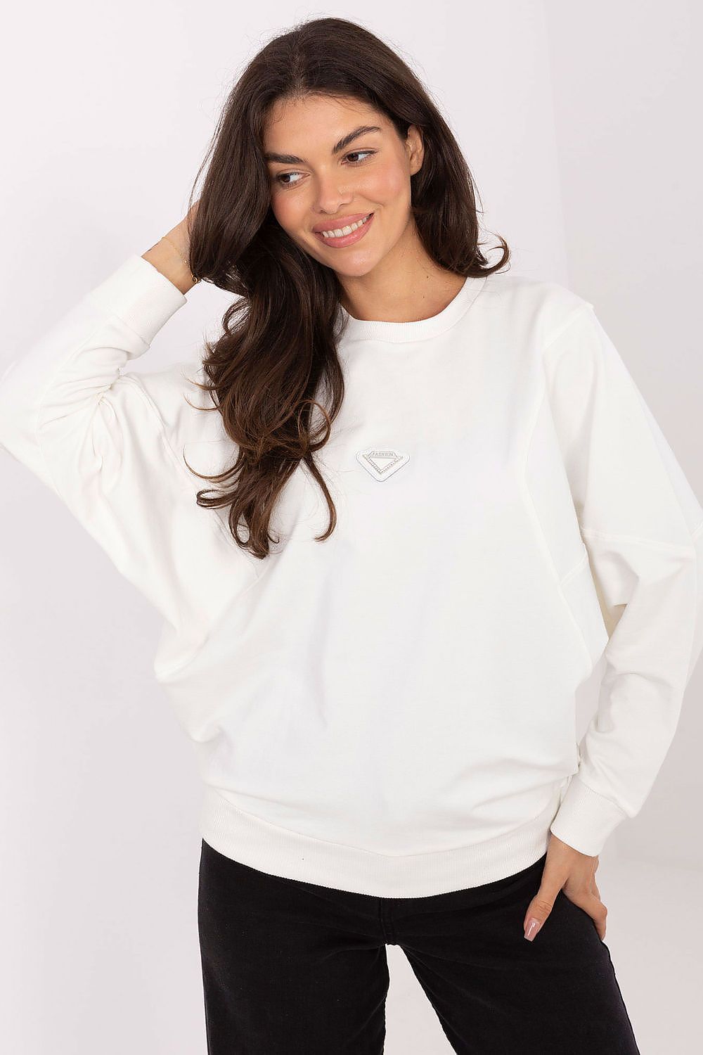   Bluza Damska Model RV-BL-A877.19P Ecru - Rue Paris 