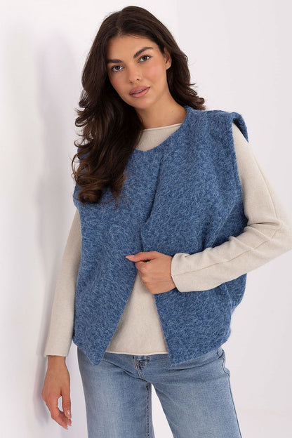   Kamizelka Model IT-KZ-FL9622.29P Blue - Rue Paris 