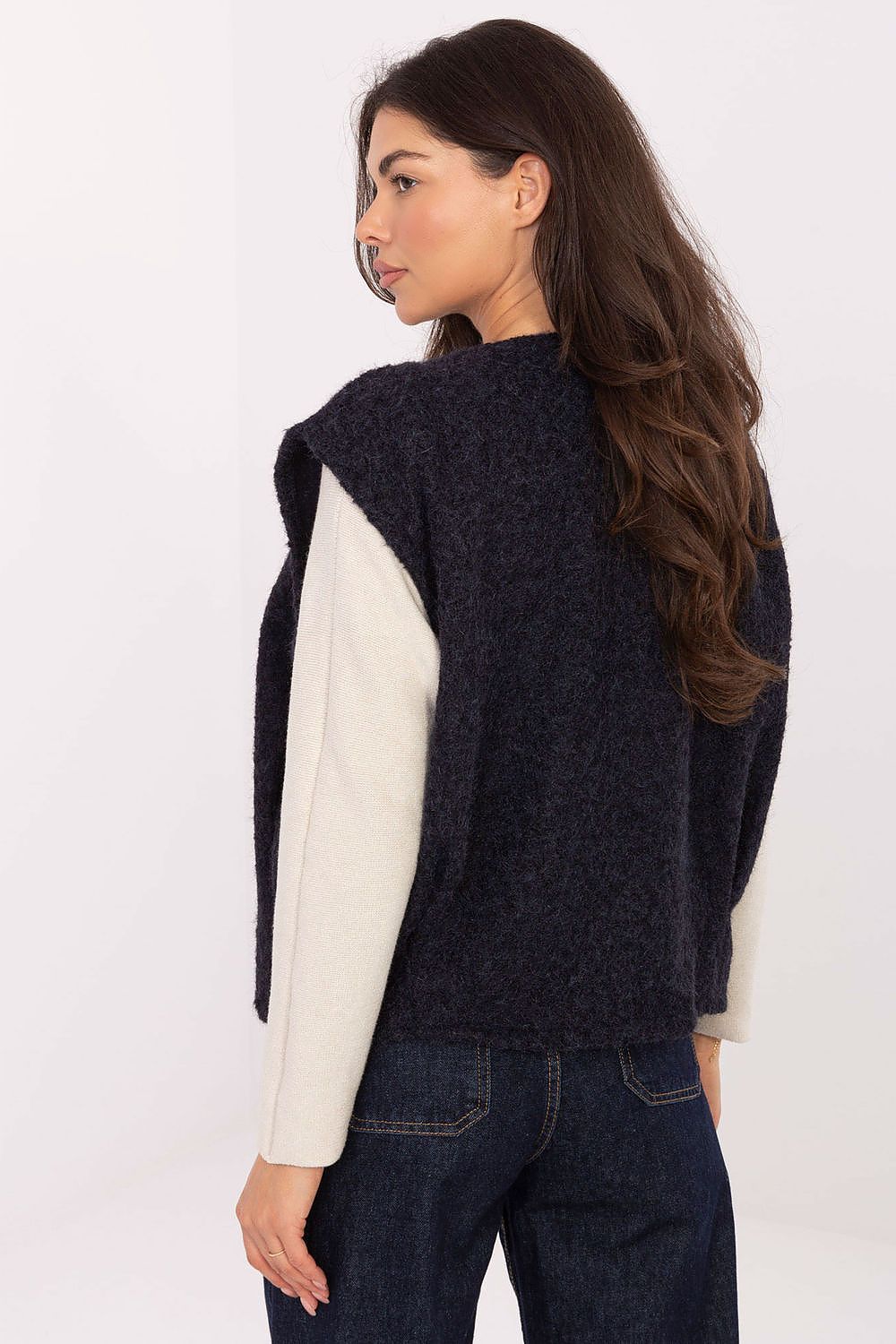   Kamizelka Model IT-KZ-FL9622.29P Navy - Rue Paris 