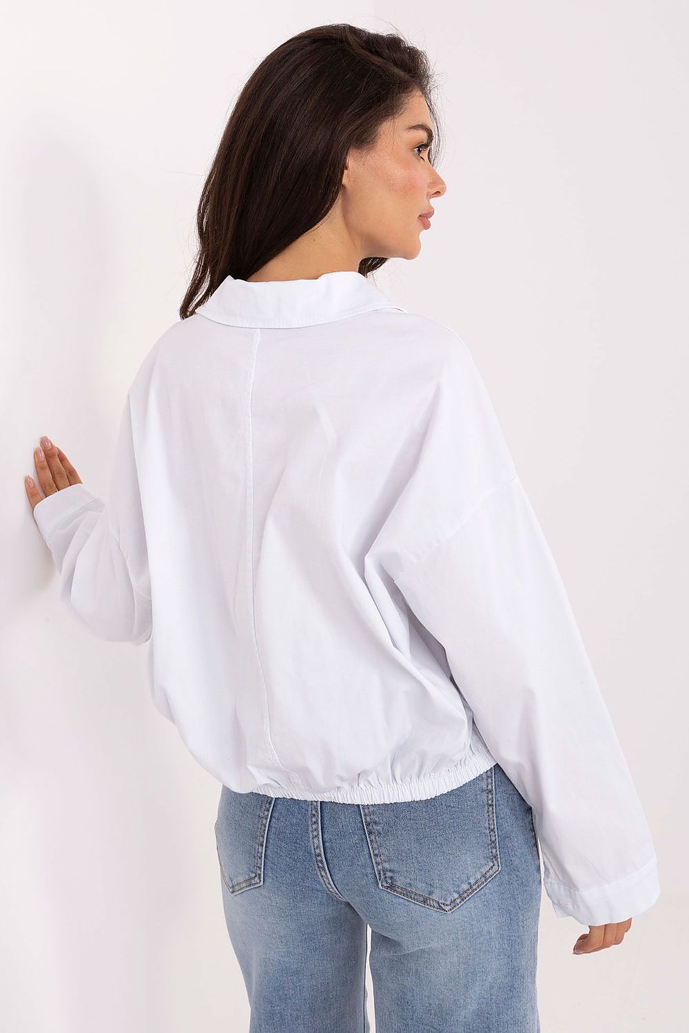   Koszula Damska Model IT-KS-FL9273.86 White - Rue Paris 