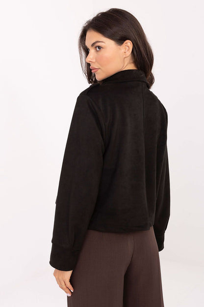   Płaszcz Damski Model MI-KR-A5157.83 Black - Rue Paris 