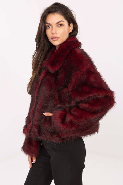   Kurtka Damska Model IT-KR-2502.50 Bordo - Rue Paris 