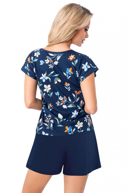  Piżama Damska Model Caroline Short Navy - Donna 