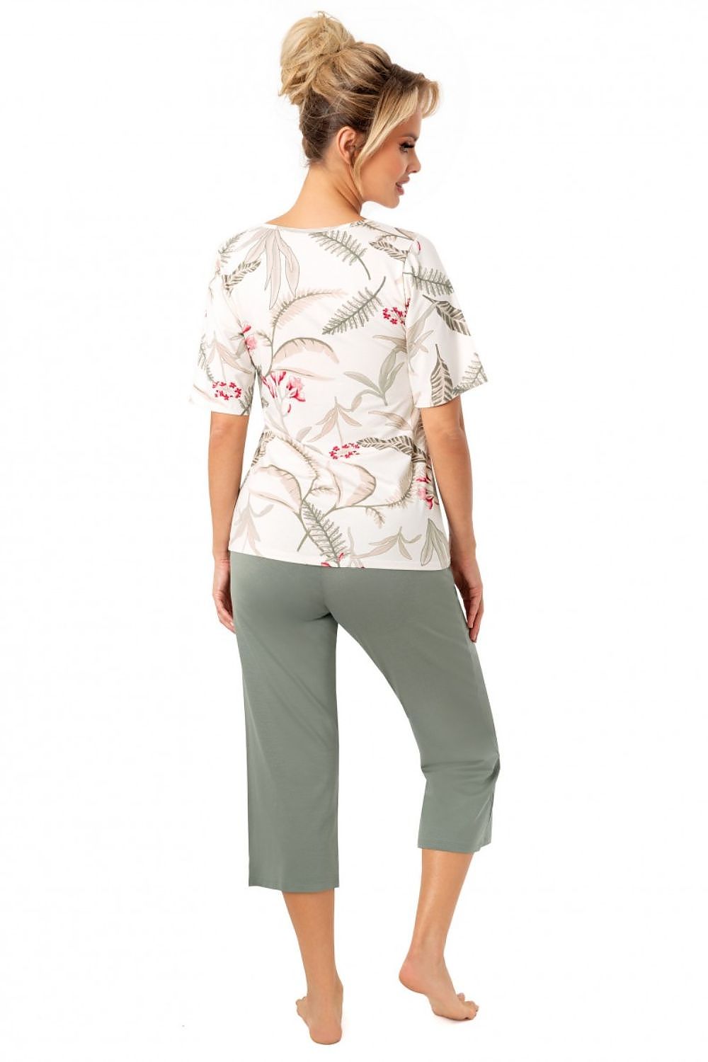  Piżama Damska Model Michelle 3/4 Light Beige - Donna 