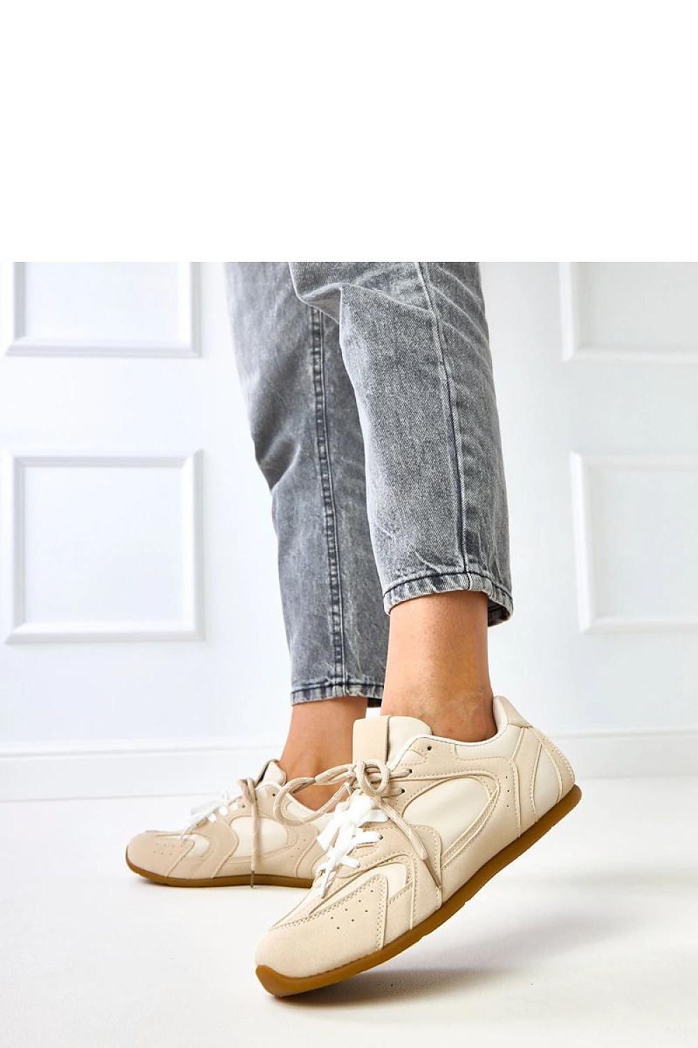   Buty Sportowe Model Casey C2044-3 Beige - Solea 