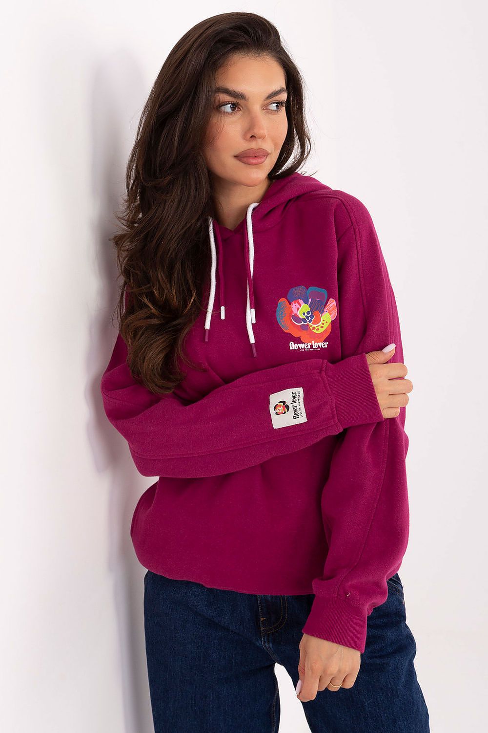   Bluza Damska Model D10600BK02784A Fuksja - Sublevel 