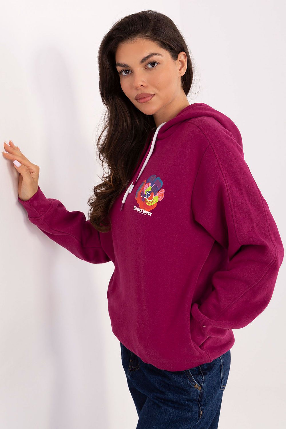   Bluza Damska Model D10600BK02784A Fuksja - Sublevel 