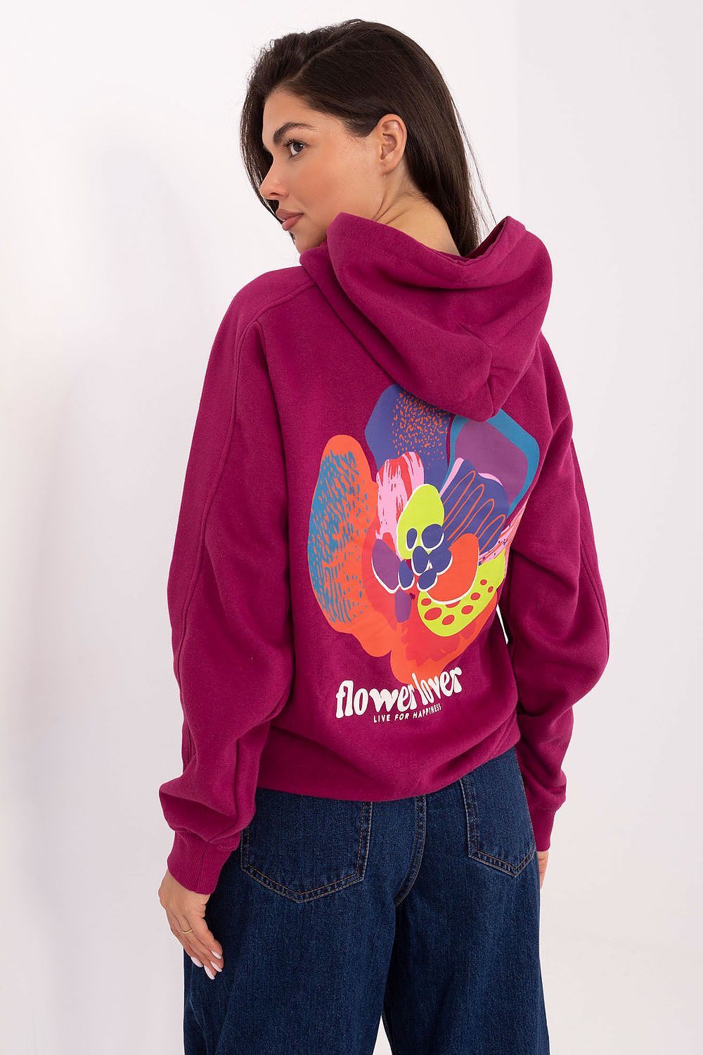   Bluza Damska Model D10600BK02784A Fuksja - Sublevel 