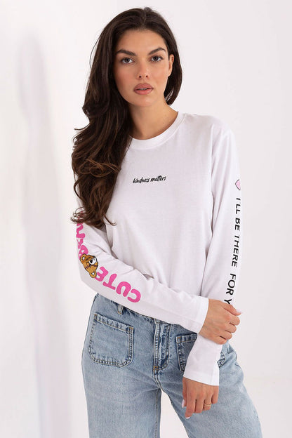   Bluzka Model D12022M02688B White - Sublevel 