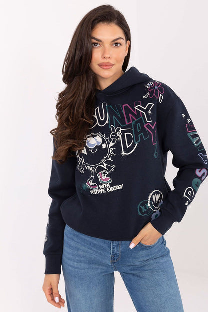   Bluza Damska Model D10608BC02743C Navy - Sublevel 