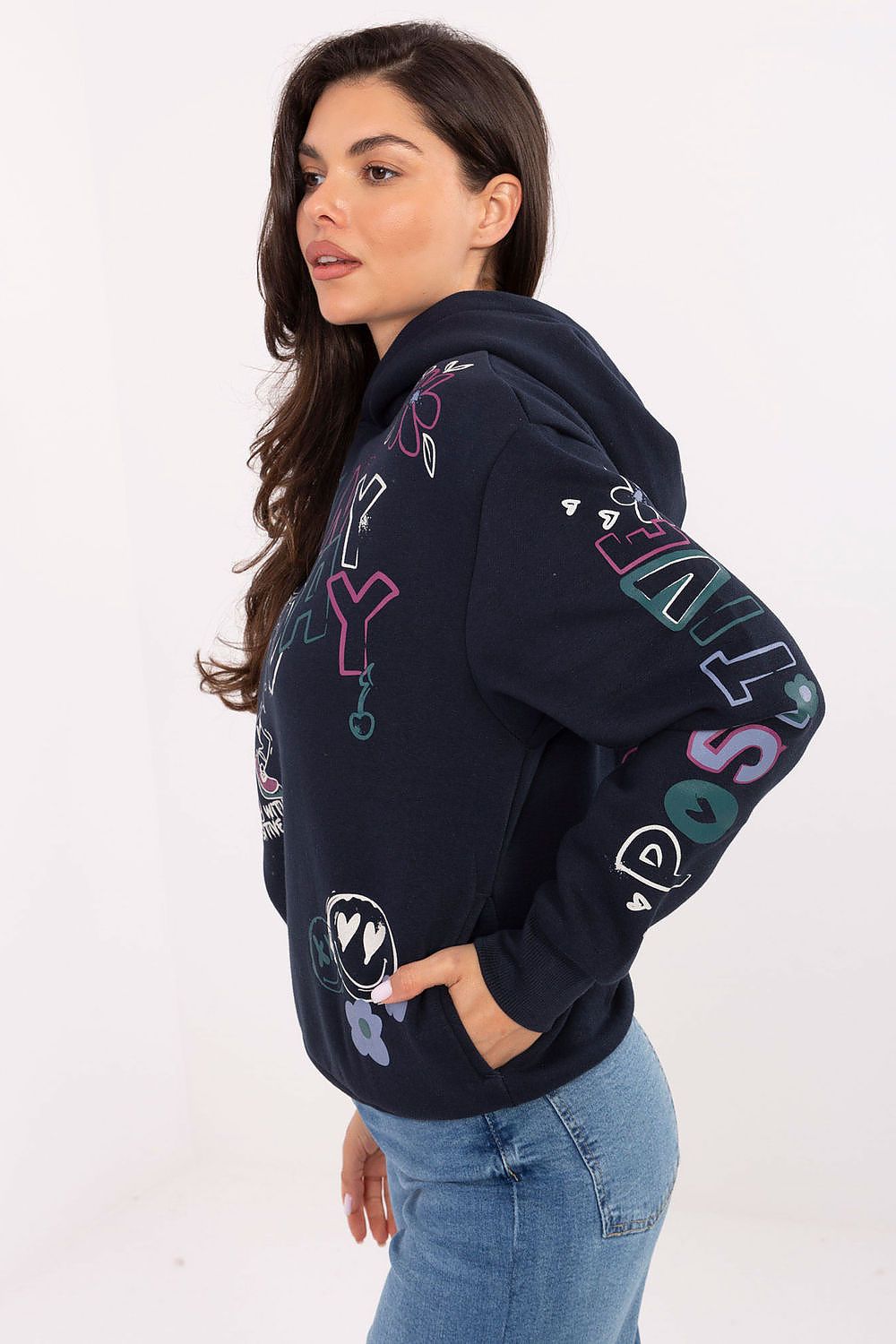   Bluza Damska Model D10608BC02743C Navy - Sublevel 