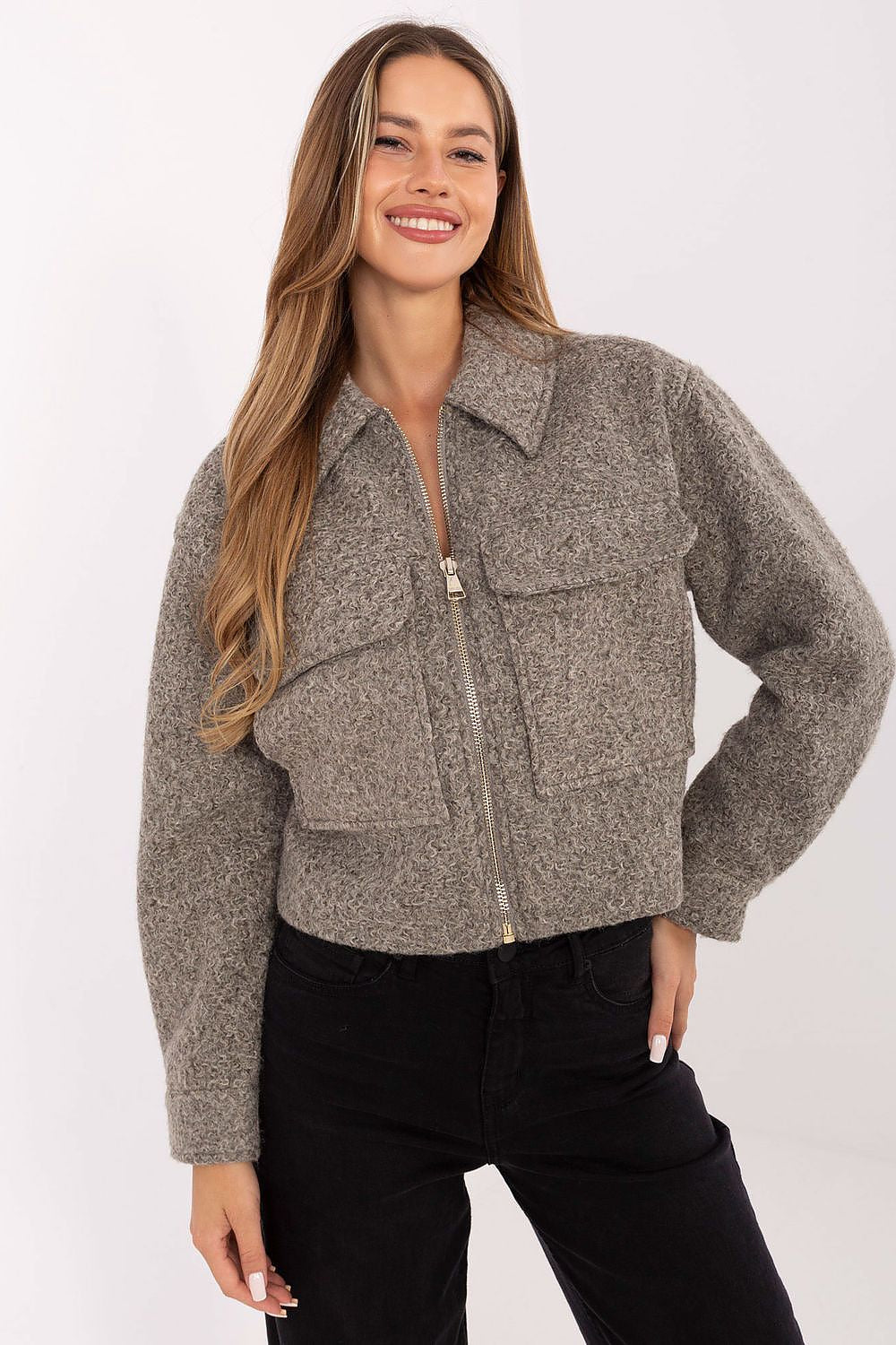  Kurtka Damska Model D46015XB43434A2 Grey - Sublevel 