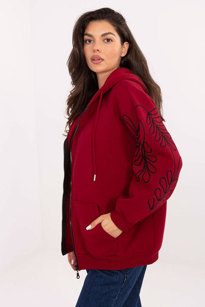   Bluza Damska Model RV-BL-A911.22 Bordo - Relevance 