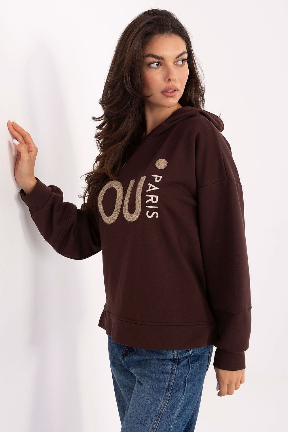   Bluza Damska Model IT-BL-H2314.26 Dark Brown - Factory Price 