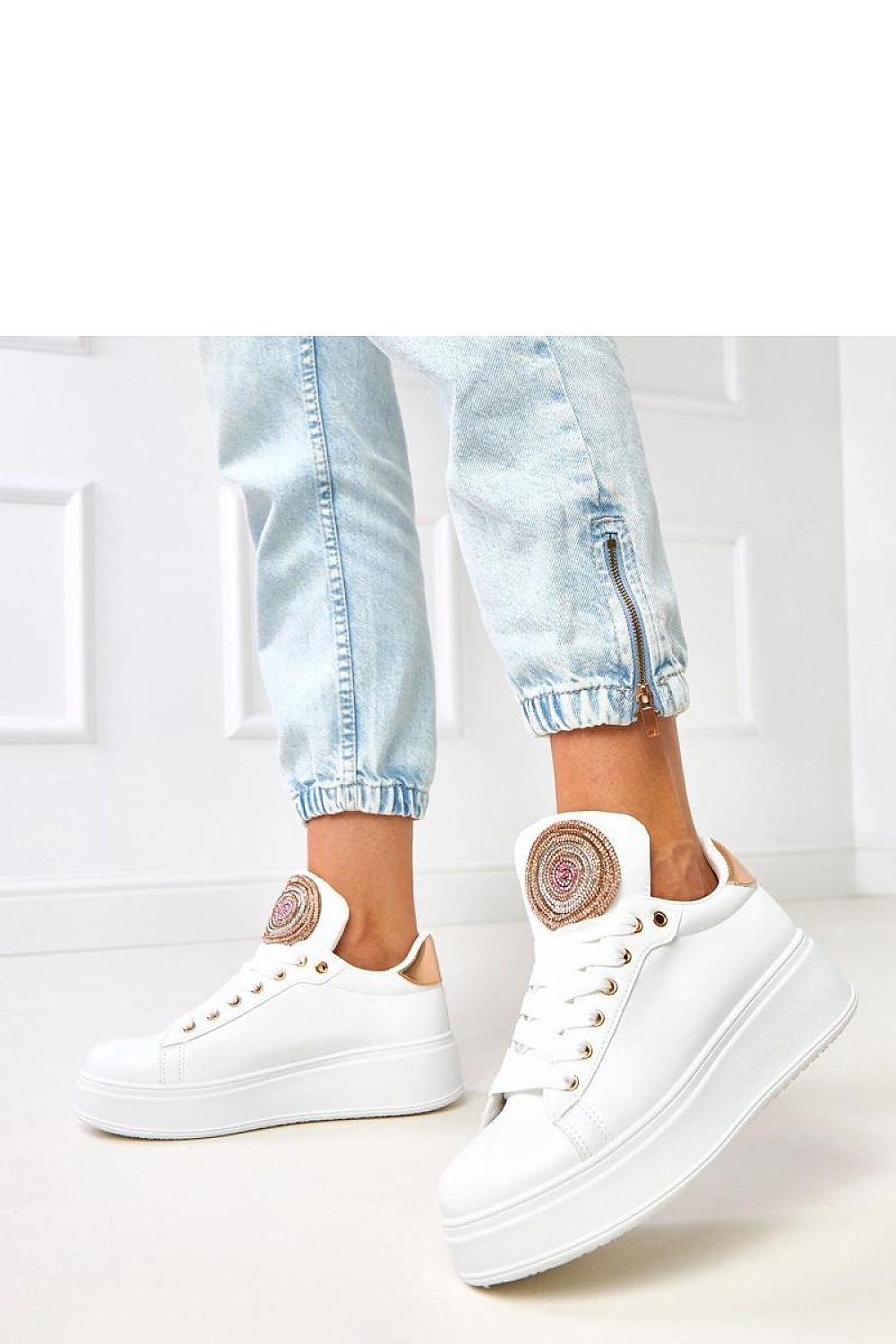   Buty Sportowe Model Bethany B1050W White - Solea 