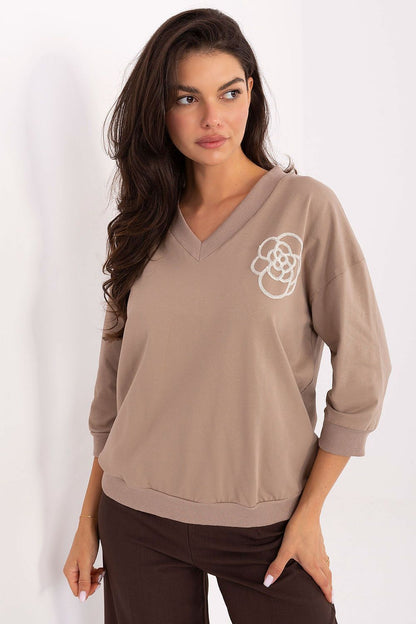   Bluzka Model RV-BZ-A891.21P Dark Beige - Relevance 