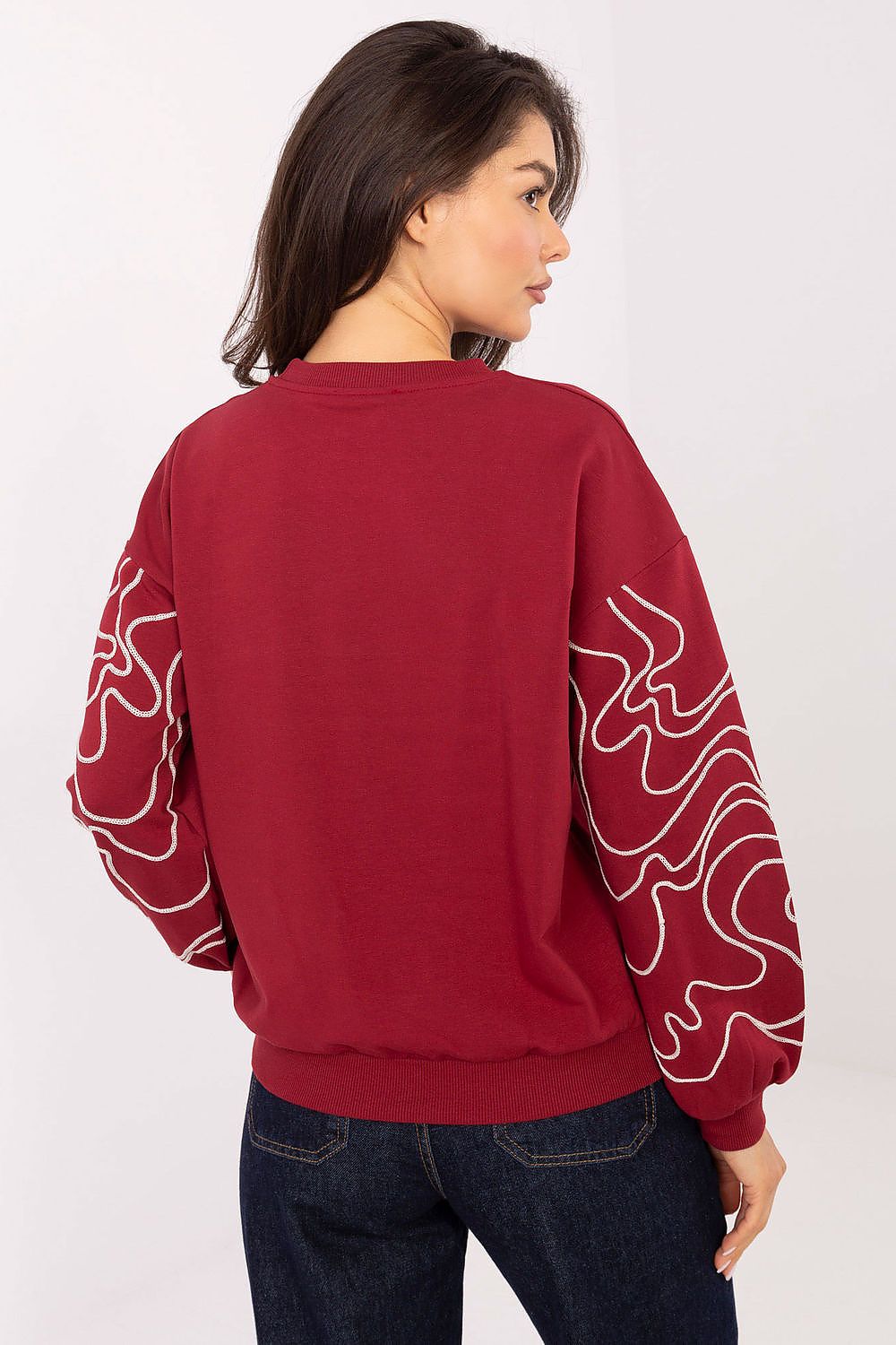   Bluza Damska Model RV-BZ-A176.56 Bordo - Relevance 