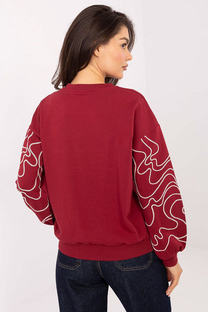   Bluza Damska Model RV-BZ-A176.56 Bordo - Relevance 