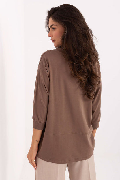   Bluzka Model RV-BZ-A785.58 Brown - Relevance 