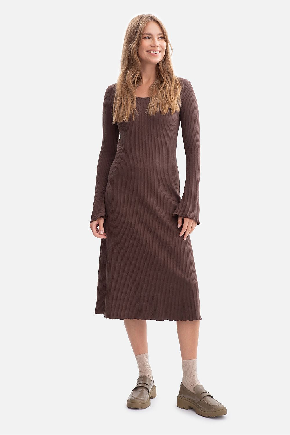  Sukienka Model B308 Brown - BeWear 