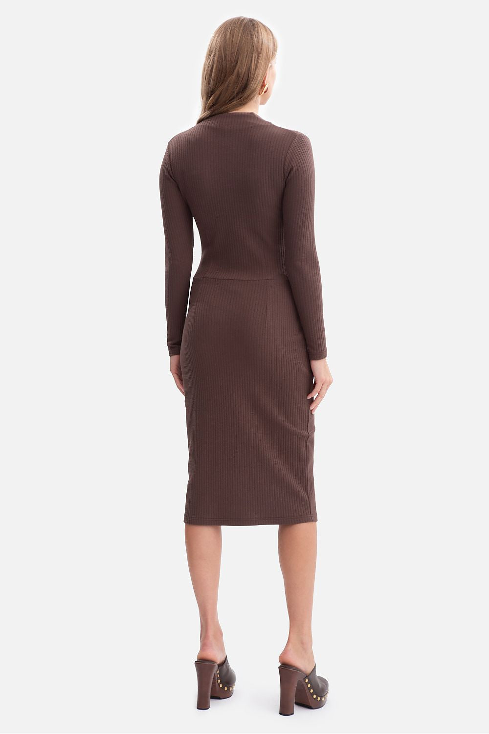  Sukienka Model B307 Brown - BeWear 