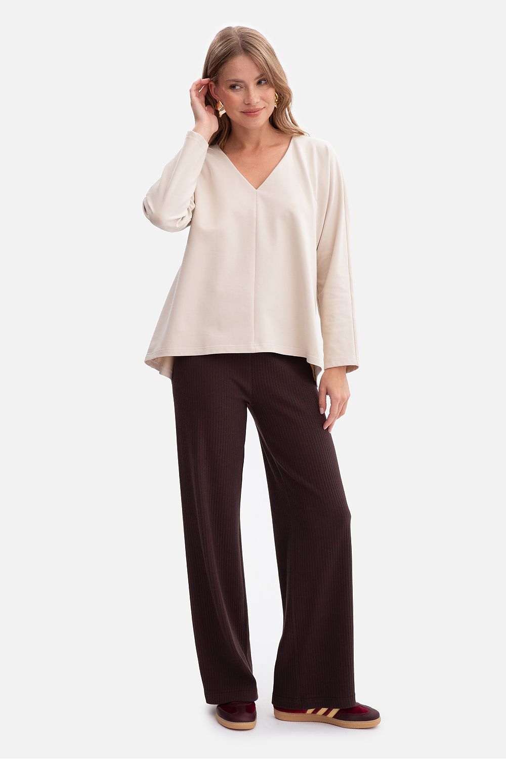   Bluzka Model B304 Piasek - BeWear 