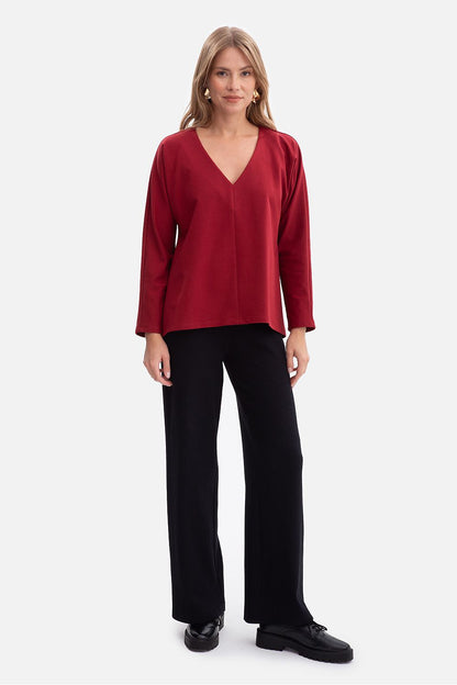  Bluzka Model B304 Bordo - BeWear 