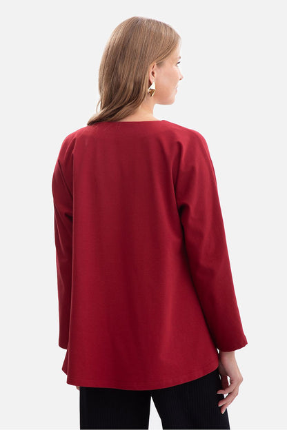   Bluzka Model B304 Bordo - BeWear 