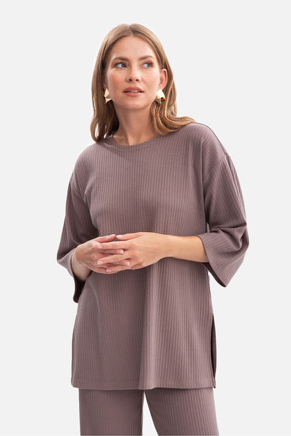   Bluzka Model B301 Cacao - BeWear 