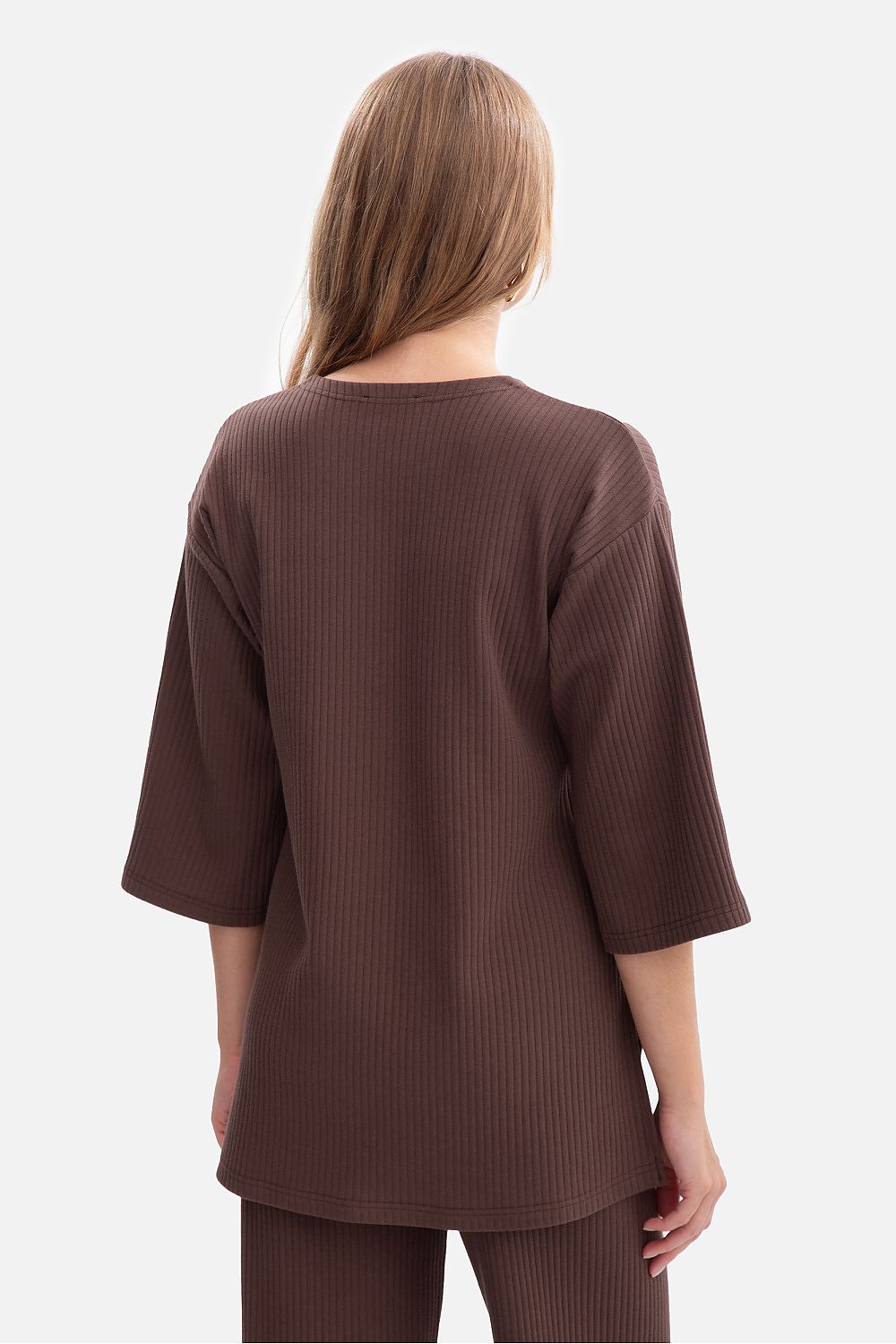  Bluzka Model B301 Brown - BeWear 