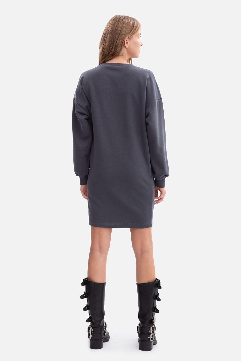  Sukienka Model B298 Stal - BeWear 