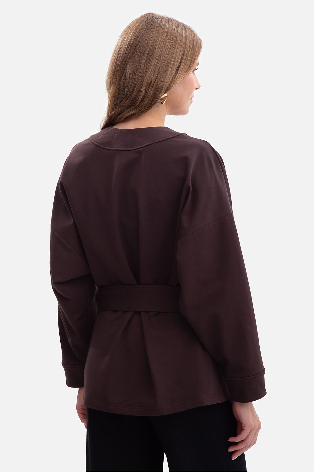   Narzutka Model B297 Gorzka Czekolada - BeWear 